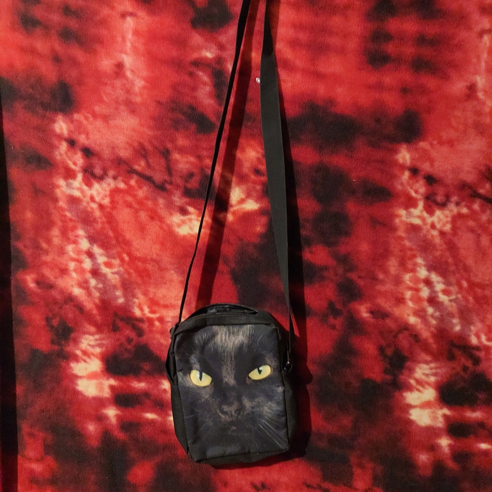 Black Cat Print Bag - Picture 2 of 2